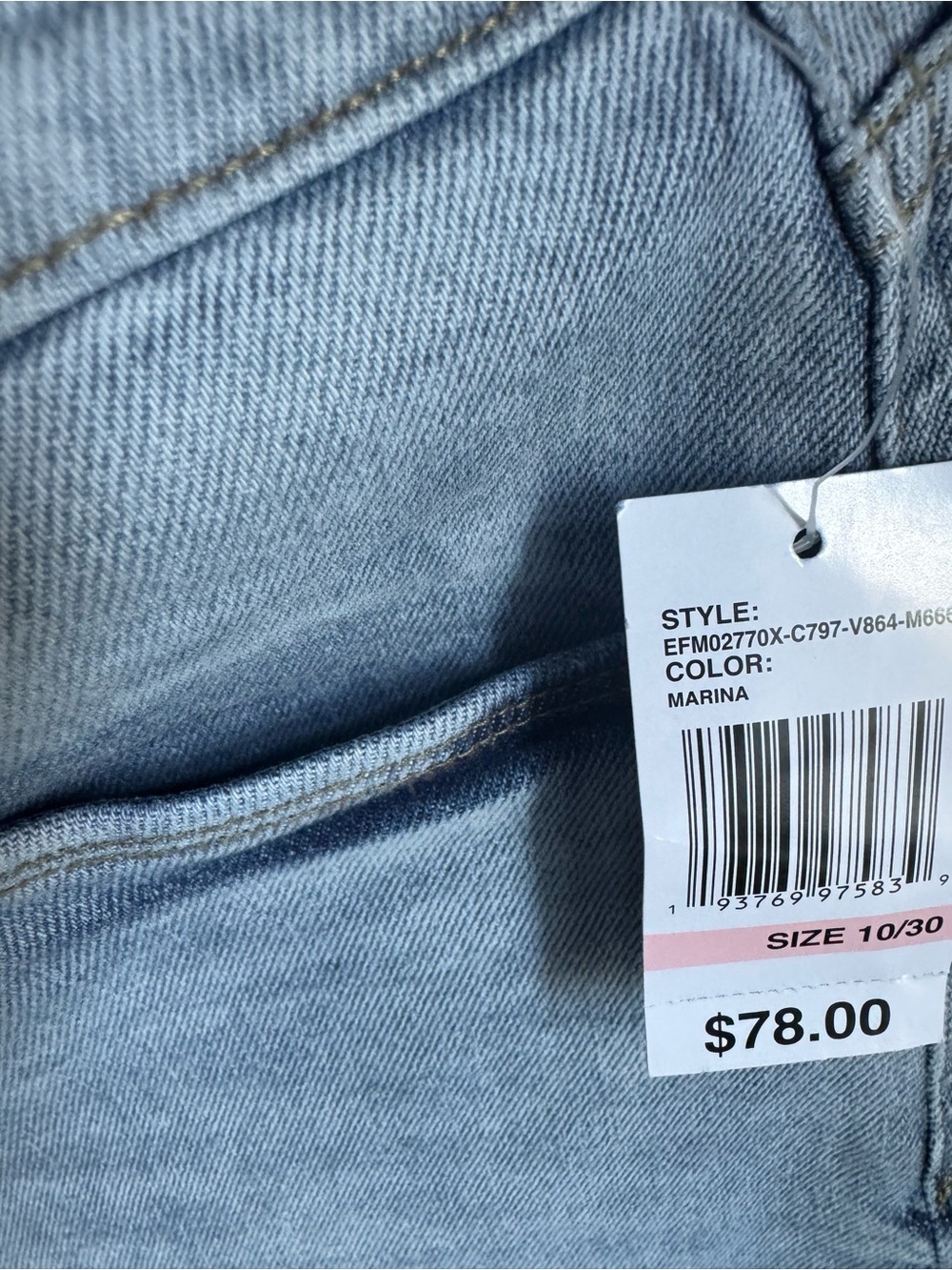 Kensie Light Blue High-Rise Women’s Jeans size 10/30 - Picture 3 of 6